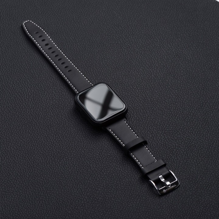 Ремешок для Apple Watch Forcell F-Design FA20 с отверстиями, экокожа 38 / 40 / 41 mm черный