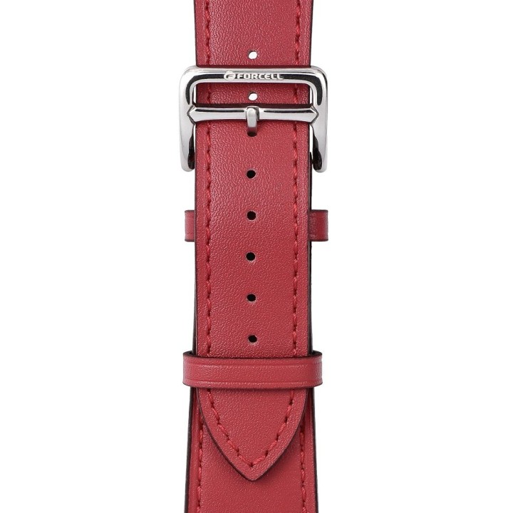 Strap for Apple Watch Forcell F-Design FA20 holes eco-leather 38 / 40 / 41 mm red