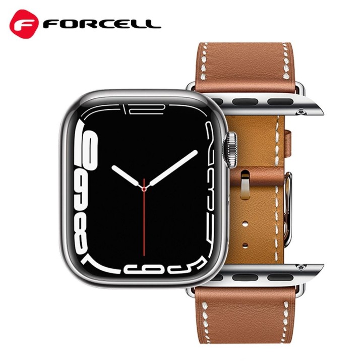 Strap for Apple Watch Forcell F-Design FA20 with holes, eco-leather 38 / 40 / 41 mm red