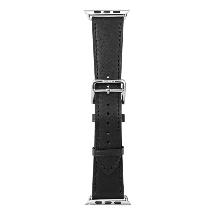 Strap for Apple Watch Forcell F-Design FA20 with holes, eco-leather 38 / 40 / 41 mm black