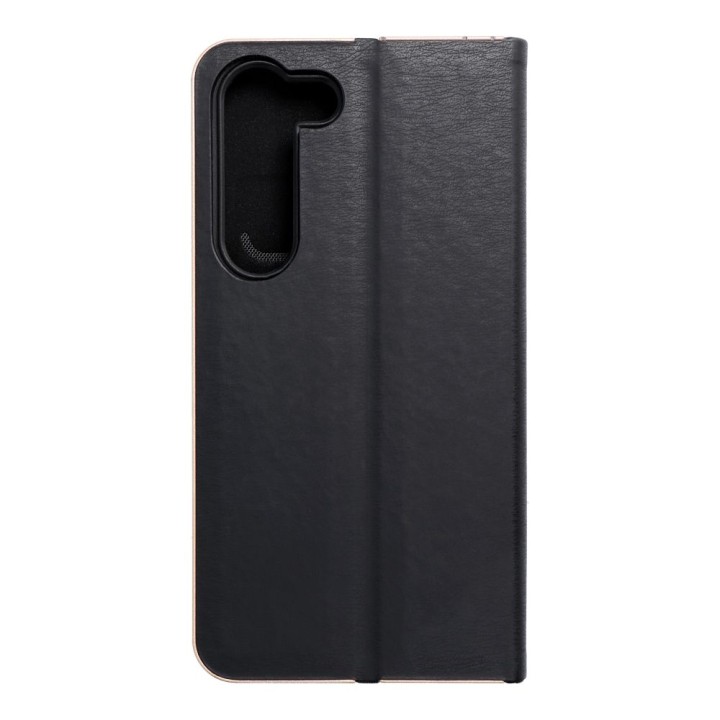 Flip case for Samsung S23 Luna Book Gold black