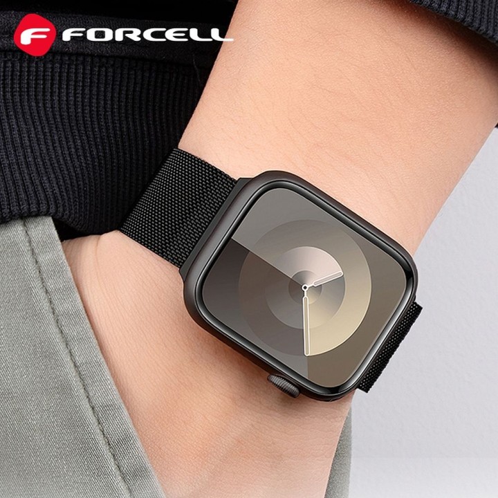 Strap for Apple Watch Forcell F-Design FA14 magnetic steel 38 / 40 / 41 mm black