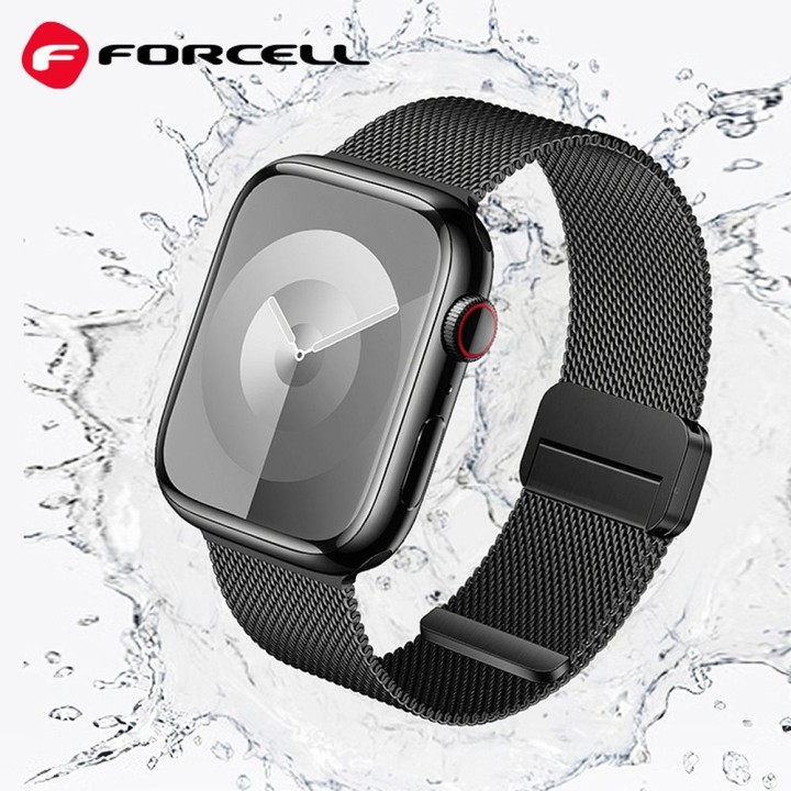Strap for Apple Watch Forcell F-Design FA14 magnetic steel 38 / 40 / 41 mm black