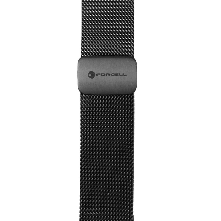 Ремінець для Apple Watch Forcell F-Design FA14 магнітний сталь 38 / 40 / 41 mm чорний