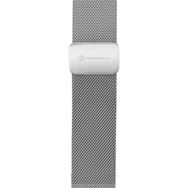 Pasek do Samsung Galaxy Watch Forcell F-Design FS11 magnetyczny stal 20 mm srebrny