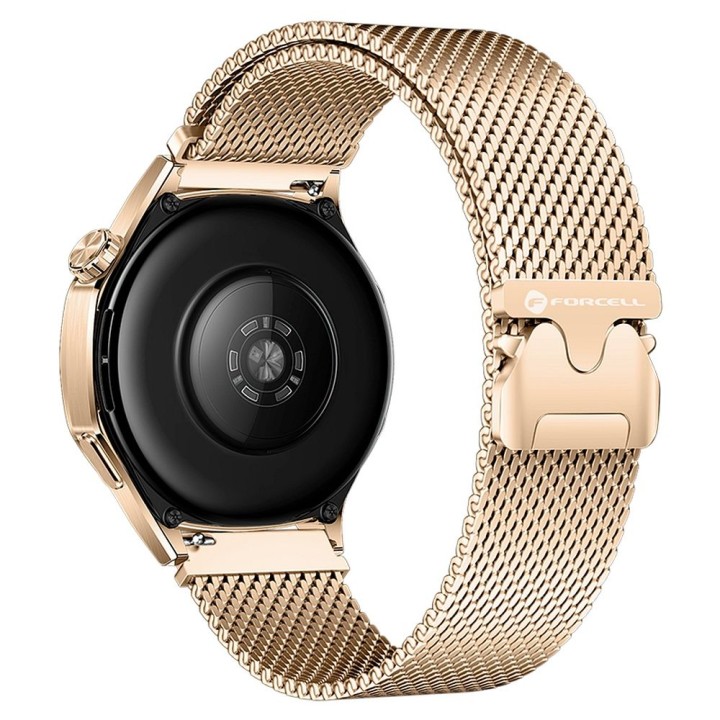 Ремінець для Samsung Galaxy Watch Forcell F-Design FS10 магнітний сталь 22 mm золотий