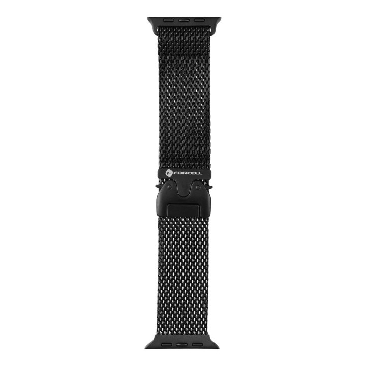 Strap for Apple Watch Forcell F-Design FA11 clasp steel 38 / 40 / 41 mm black