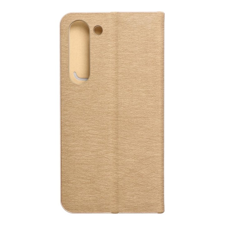 Flip case for Samsung S23 Luna Book Gold gold