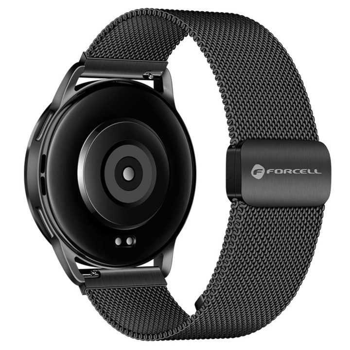 Strap for Samsung Galaxy Watch Forcell F-Design FS11 magnetic steel 20 mm black