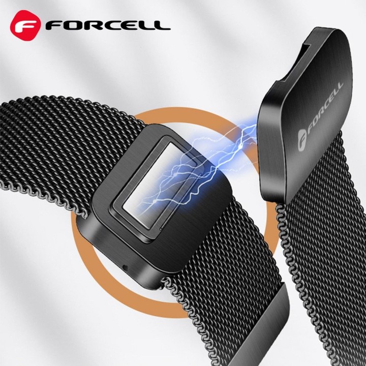 Ремінець для Samsung Galaxy Watch Forcell F-Design FS11 магнітний сталь 22 mm чорний