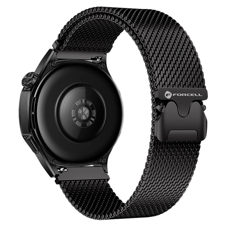 Strap for Samsung Galaxy Watch Forcell F-Design FS10 magnetic steel 22 mm black