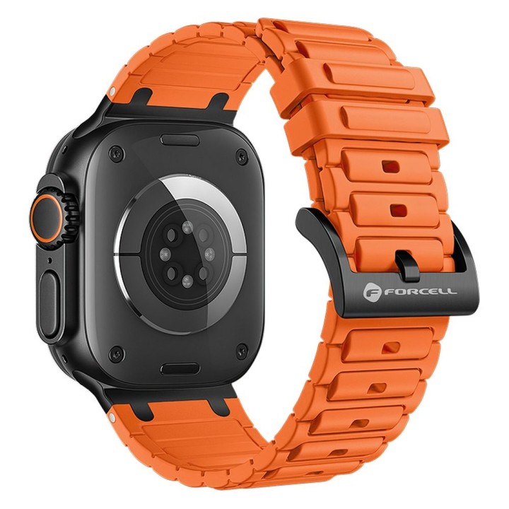 Strap for Apple Watch Forcell F-Design FA06 holes silicone 38 / 40 / 41 mm orange