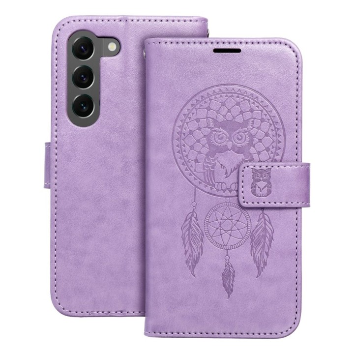 Flip case for Samsung S23 Mezzo Book dreamcatcher purple