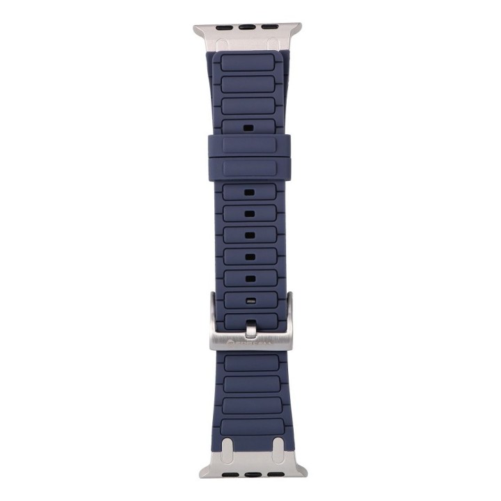 Strap for Apple Watch Forcell F-Design FA06 with holes, silicone 38 / 40 / 41 mm blue