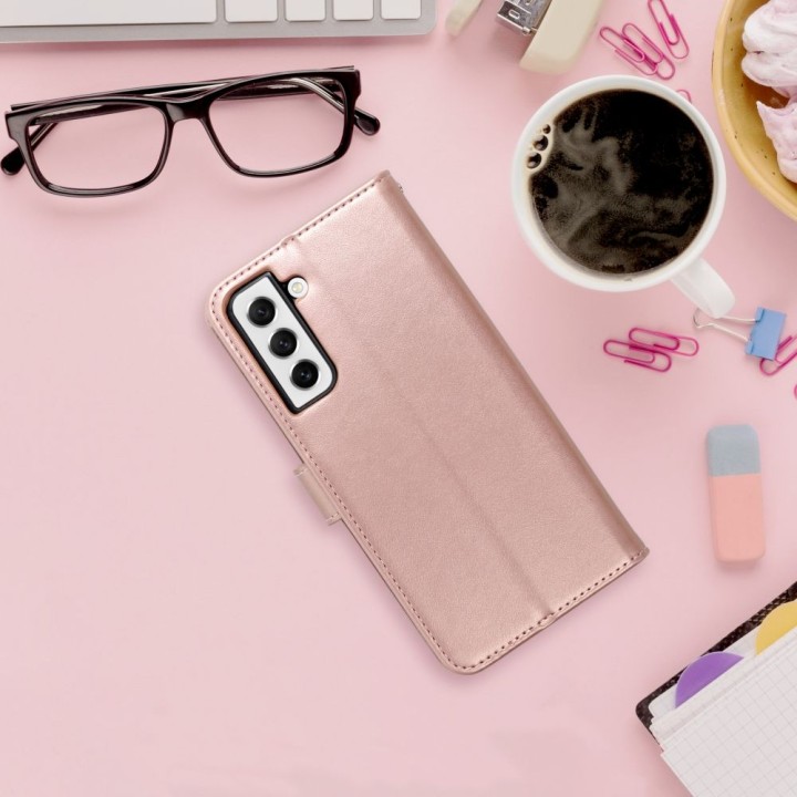 Flip case for Samsung A06 Mezzo Book mandala rose gold