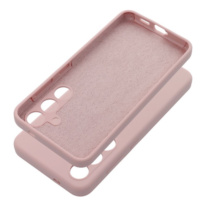 Case for Poco C75 Silicone 2mm (camera protection) powder pink