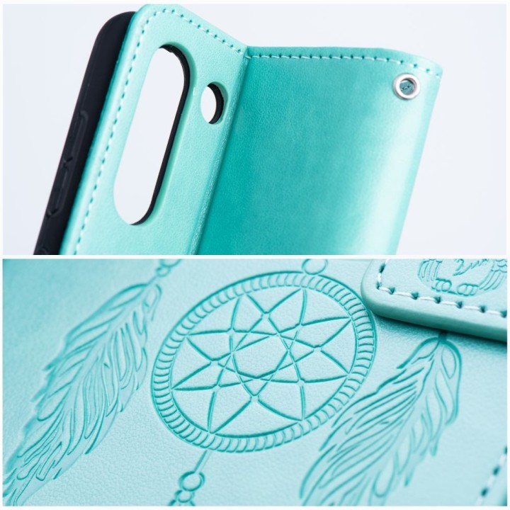 Flip case for Samsung A06 Mezzo Book dreamcatcher green