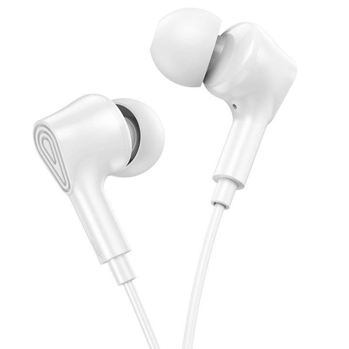 Headphones wired in-ear Jack 3,5 mm Hoco M102 white
