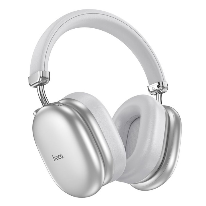 Wireless headphones on-ear Hoco ANC W35 MAX silver
