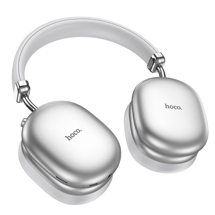 Wireless headphones on-ear Hoco ANC W35 MAX silver
