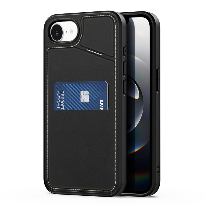 DUX DUCIS case RAFI II MAG with a stand compatible with MagSafe for IPHONE 16e (SE 4 2025) / 17e black