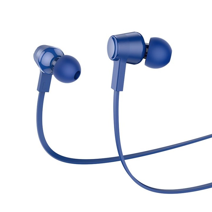 Headphones wired in-ear Jack 3,5 mm Hoco M86 blue