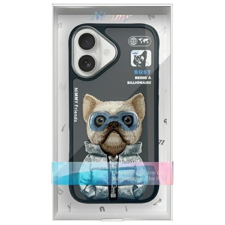 NIMMY чохол COOL&CUTE 2.0 Dog для IPHONE 16 чорний