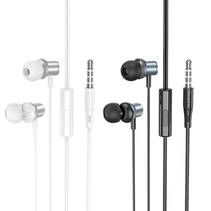 Wired in-ear headphones Jack 3,5 mm Hoco M110 silver
