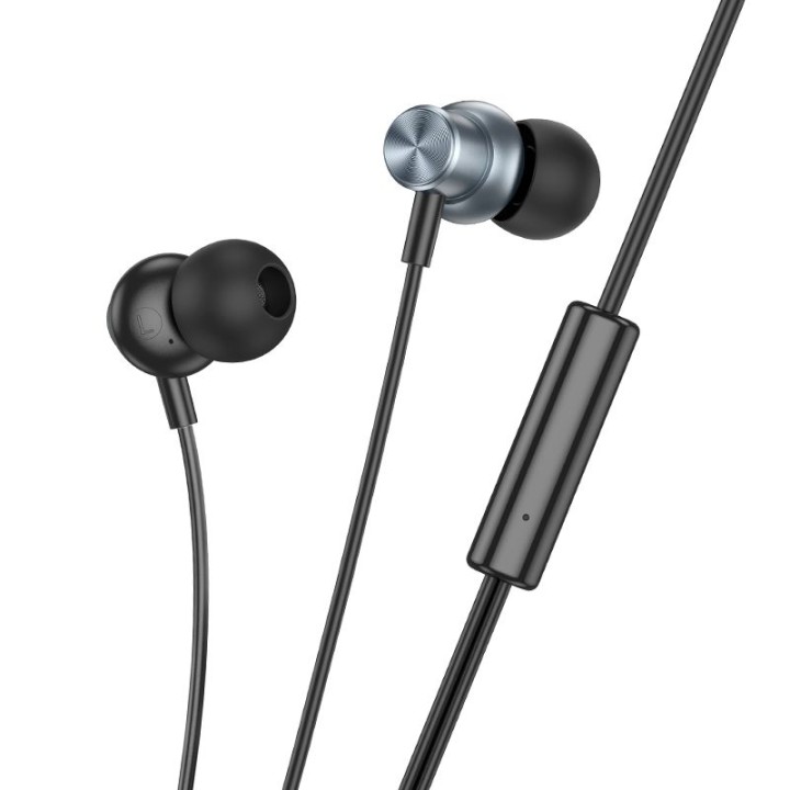 Headphones wired in-ear Jack 3,5 mm Hoco M110 grey
