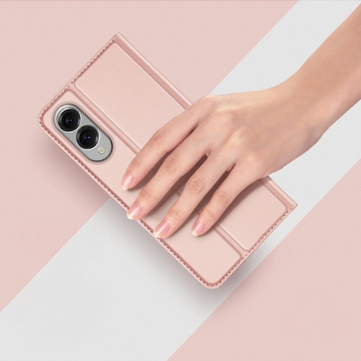 DUX DUCIS kabura SKIN PRO do SAMSUNG S25 Edge różowa