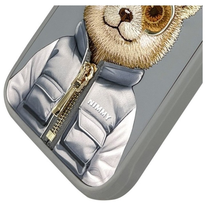 NIMMY чохол COOL&CUTE 2.0 Bear для IPHONE 16 Pro сірий