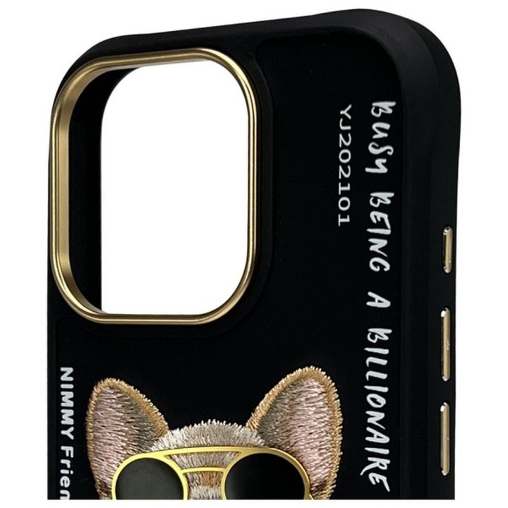 NIMMY чохол GLASSES COOL DOG для IPHONE 16 Pro чорний