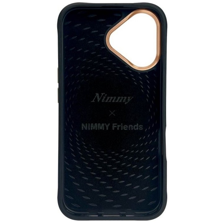 NIMMY case GLASSES COOL DOG compatible with Magsafe for IPHONE 16 black