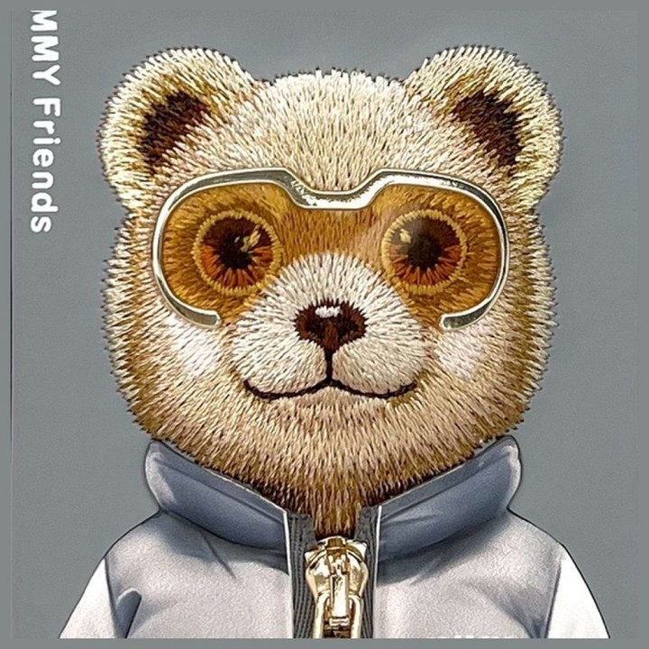 NIMMY чохол COOL&CUTE 2.0 Bear для IPHONE 16 Pro сірий