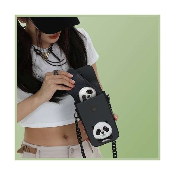 Phone case Nimmy Big Eyed Pet 2.0 panda black