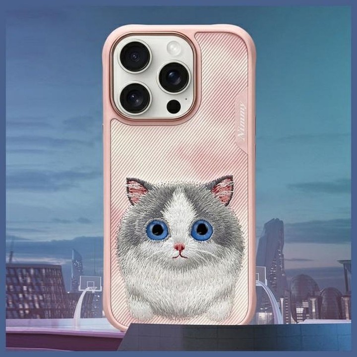 NIMMY чохол BIG EYED PET 2.0 Cat для IPHONE 16 Pro рожевий