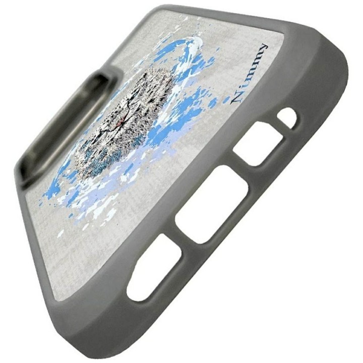 NIMMY case PANTERA compatible with Magsafe for IPHONE 16 Pro Max light grey
