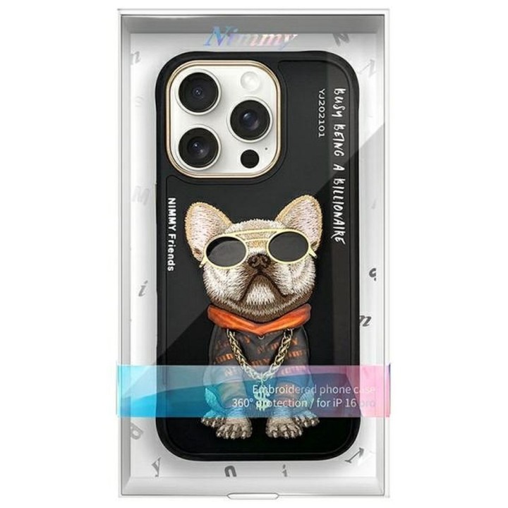 NIMMY чехол GLASSES COOL DOG для IPHONE 16 Pro черный