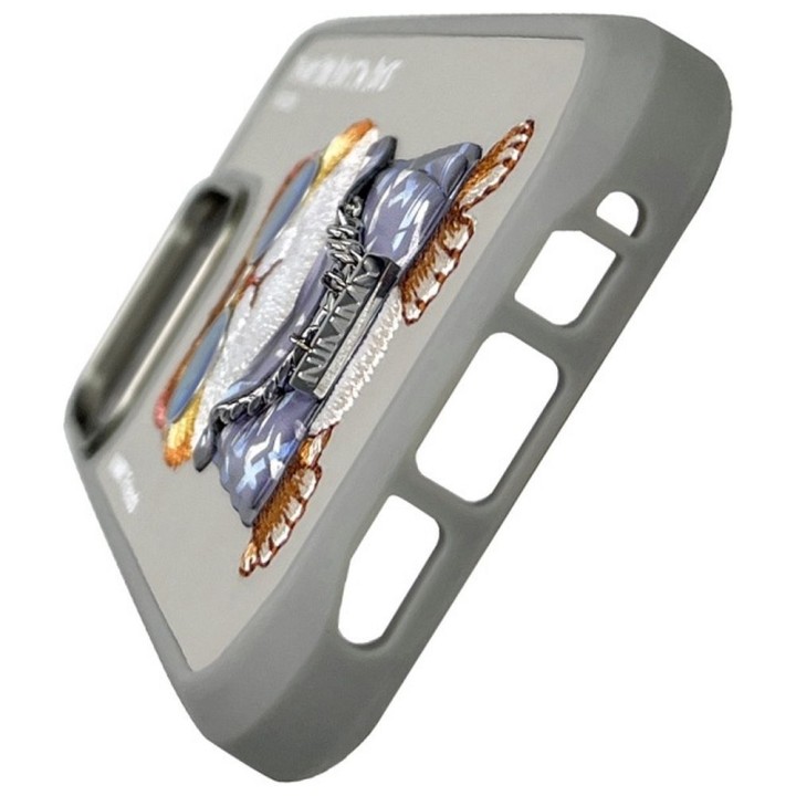 NIMMY case GLASSES COOL CAT for IPHONE 16 Pro Max grey