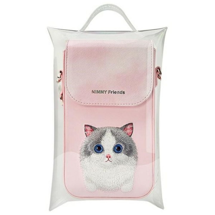 Чехол для телефона Nimmy Big Eyed Pet 2.0 cat розовый