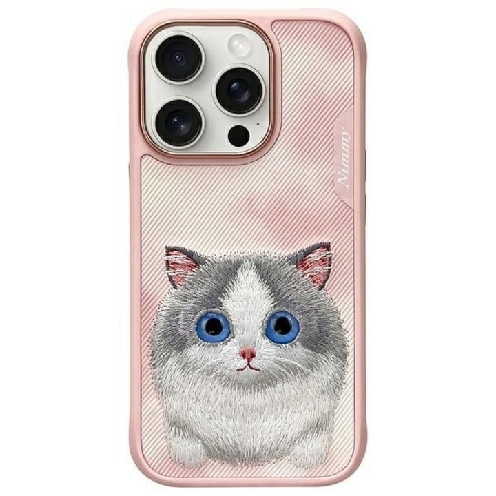 NIMMY чохол BIG EYED PET 2.0 Cat для IPHONE 16 Pro рожевий