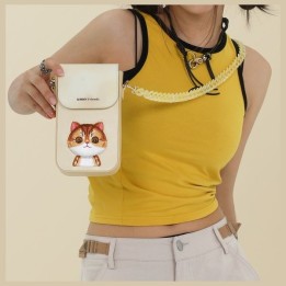 Case for phone Nimmy Big Eyed Pet 2.0 cat khaki