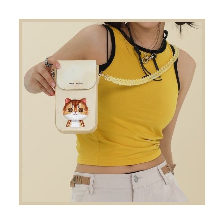 Чохол для телефон Nimmy Big Eyed Pet 2.0 cat khaki