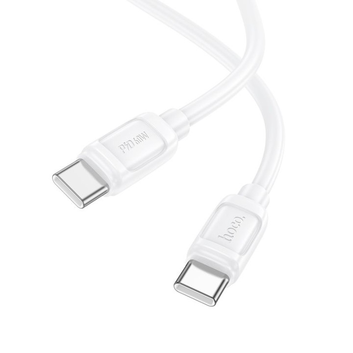 Kabel USB C do USB C Hoco PD 5A 240W 1 m X115 biały