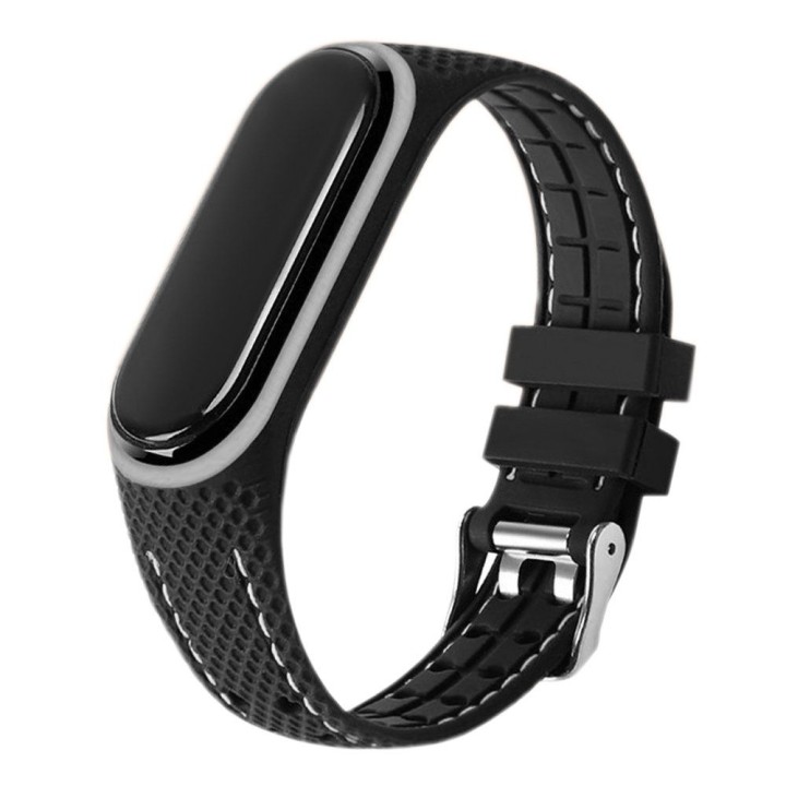 Strap elastomer LIFESTYLE for XIAOMI Mi Band 5 / 6 black (03)