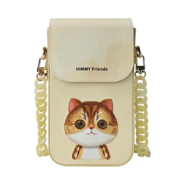 Phone case Nimmy Big Eyed Pet 2.0 cat khaki