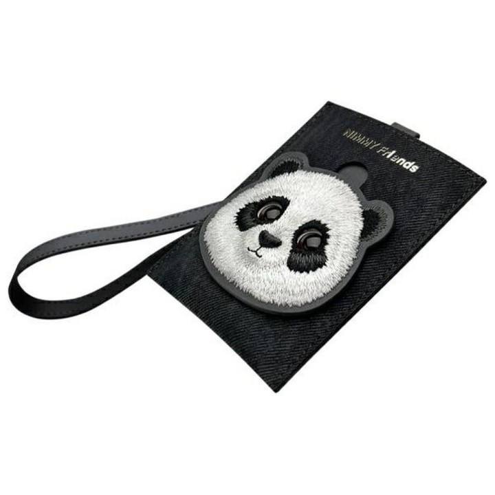 NIMMY гаманець для карток BIG EYED PET 2.0 Panda чорний