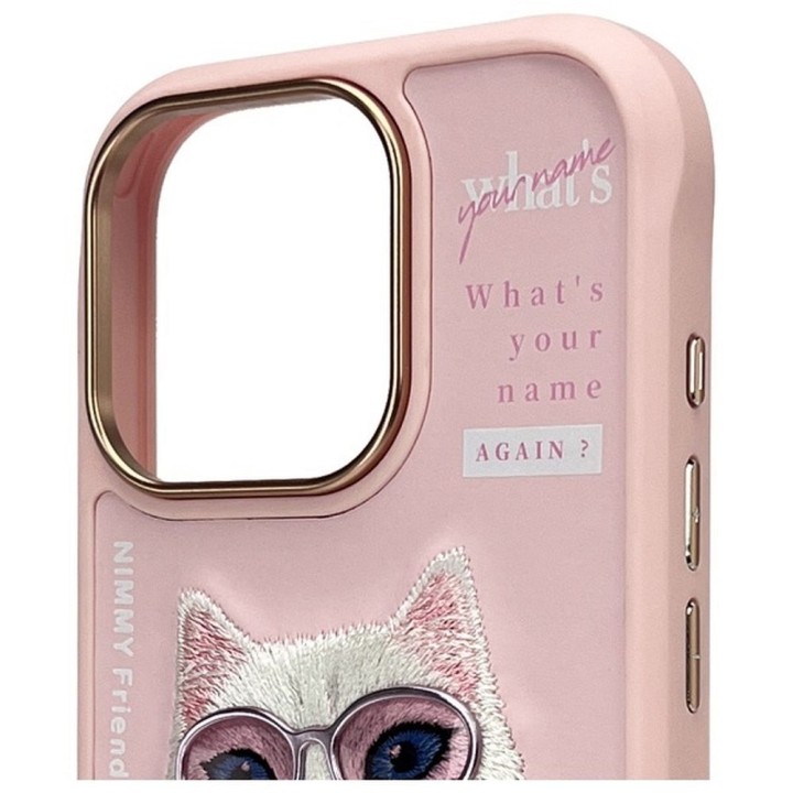 NIMMY case COOL&CUTE 2.0 Cat for IPHONE 16 Pro pink