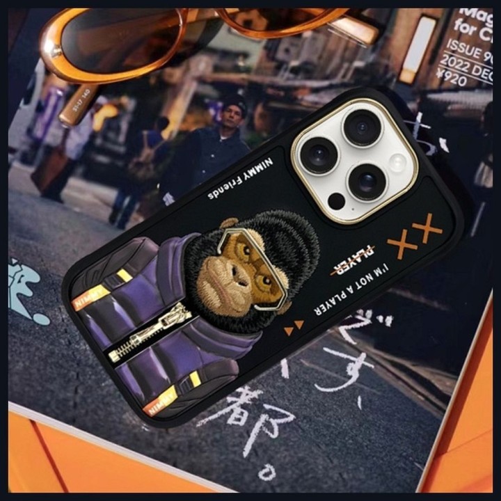 NIMMY чехол COOL&CUTE 2.0 Monkey для IPHONE 16 Pro Max черный