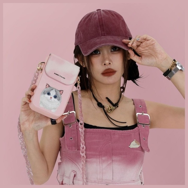 Phone case Nimmy Big Eyed Pet 2.0 cat pink